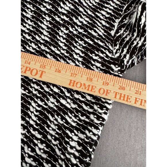 Calvin Klein Sweater Women’s Sz L Black White Pullover Cowl Neck - Picture 8 of 8